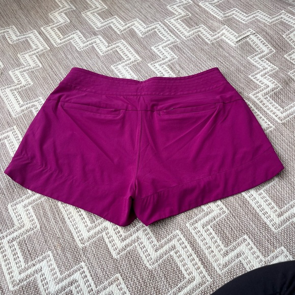 Athleta Purple Athletic Shorts Lightweight and Comfortable - Picture 2 of 3